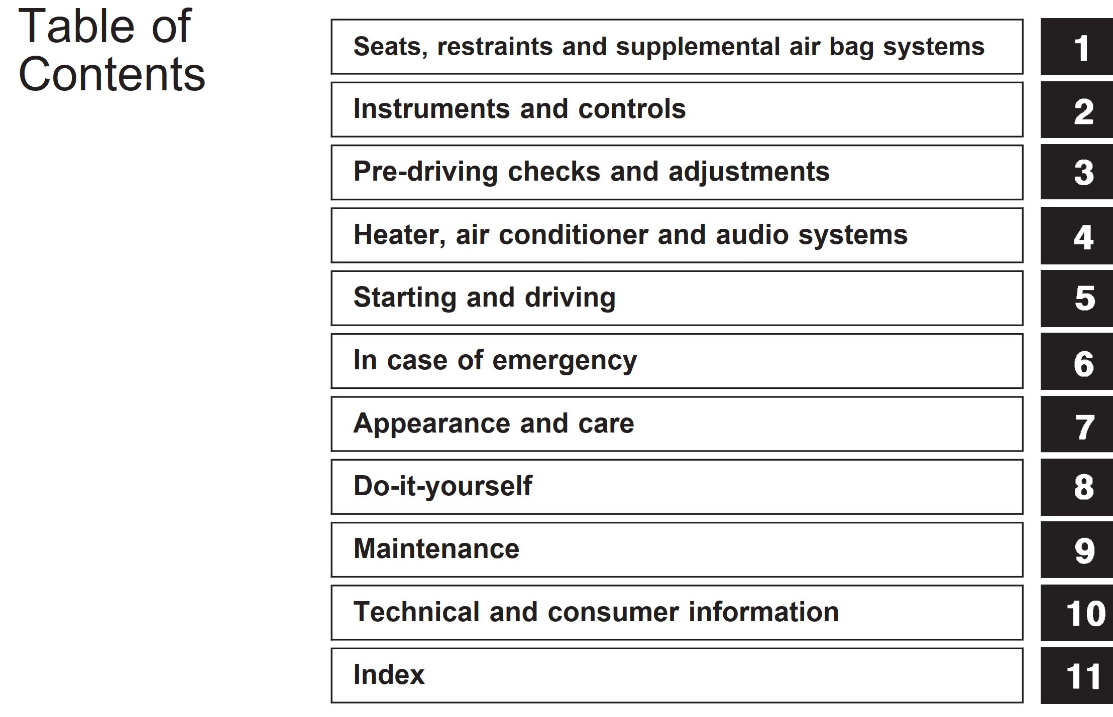 1998 nissan maxima owner's manual