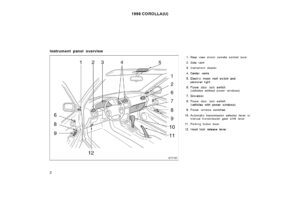 1998 toyota corolla owner's manual