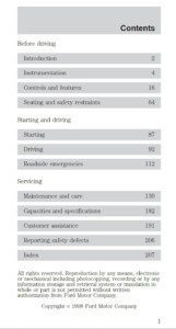 1999 ford mustang owner's manual