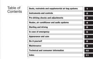 1999 nissan frontier owner's manual