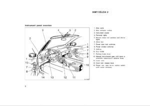 1999 toyota celica owner's manual