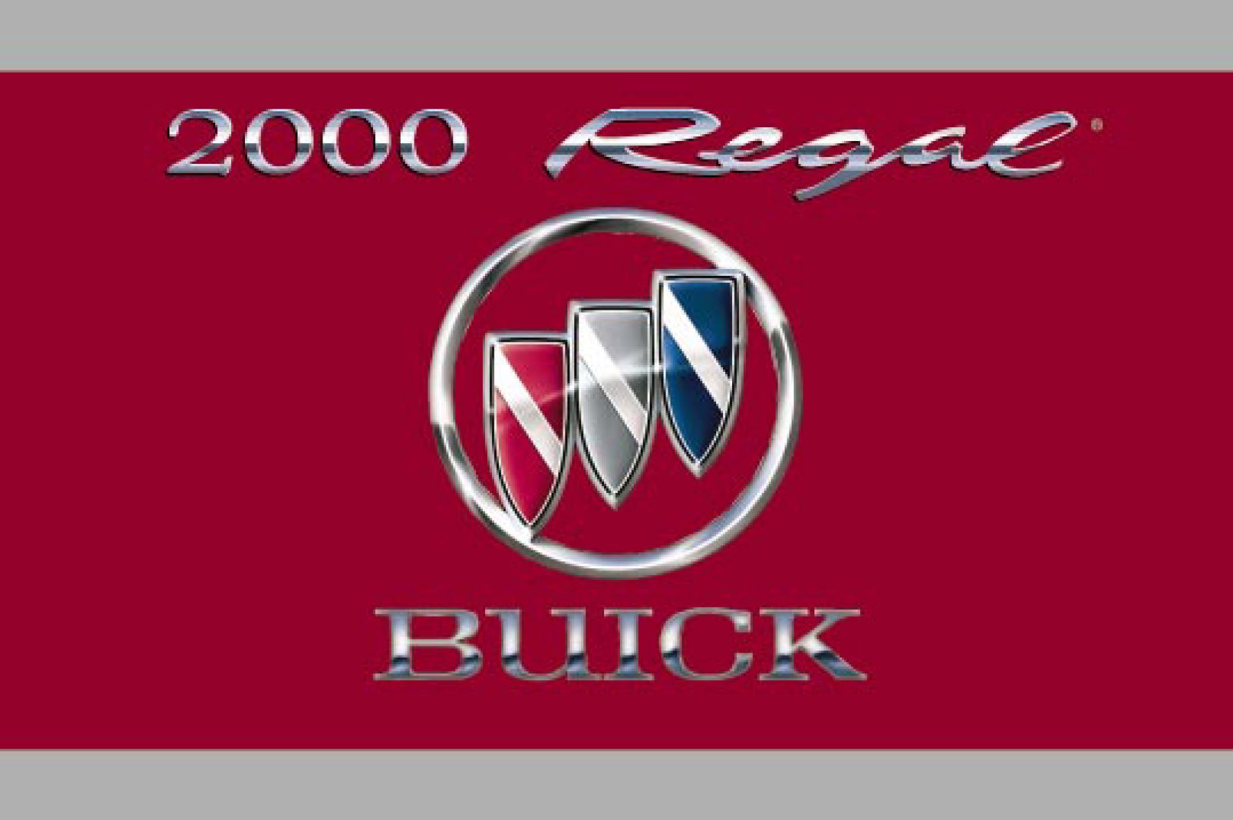 2000 buick regal owner's manual