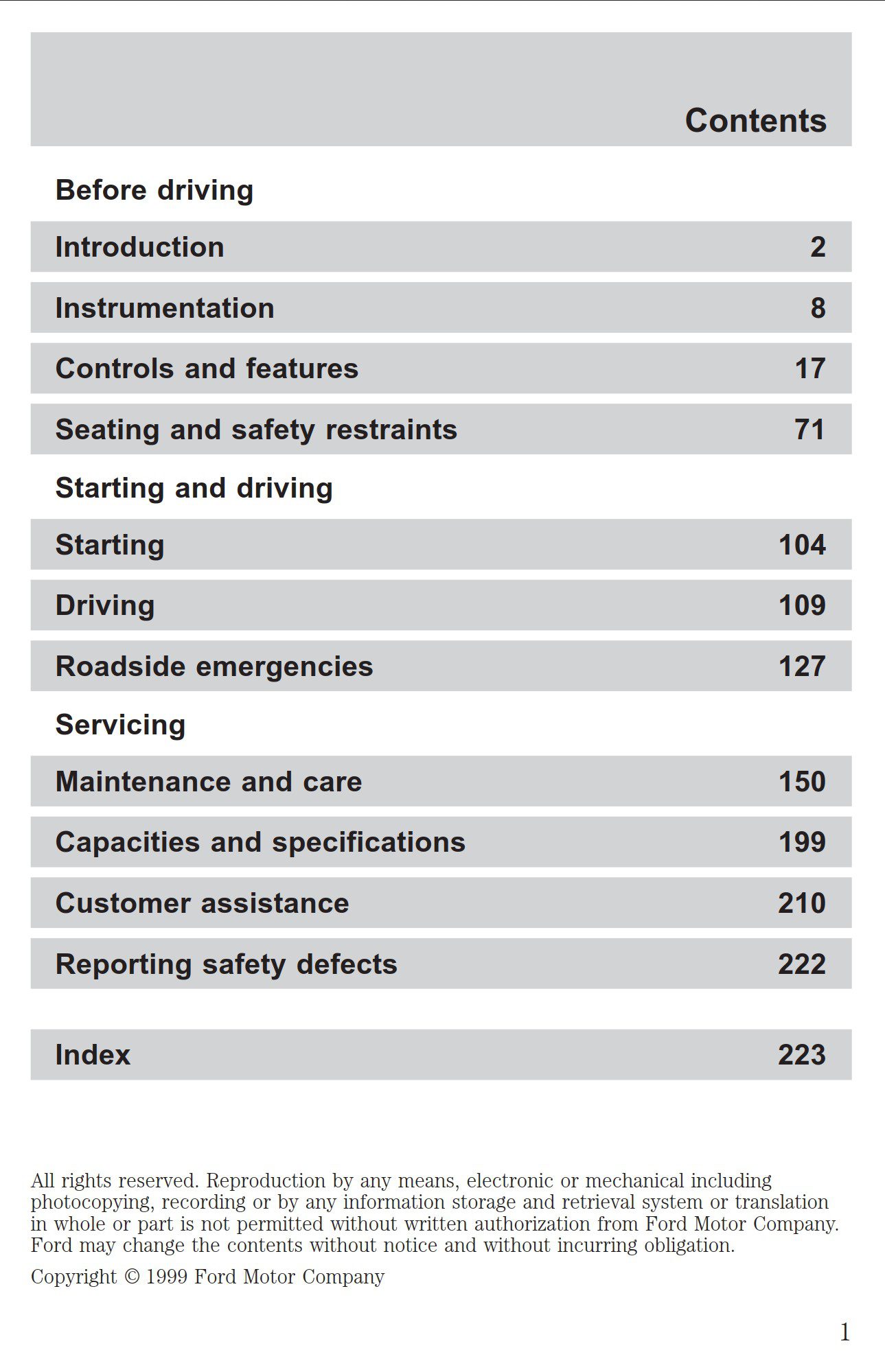 2000 ford e150 owner's manual