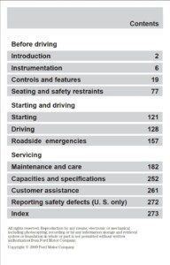 2000 ford focus owner's manual