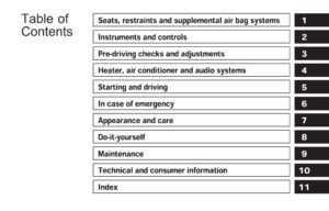 2000 nissan quest owner's manual