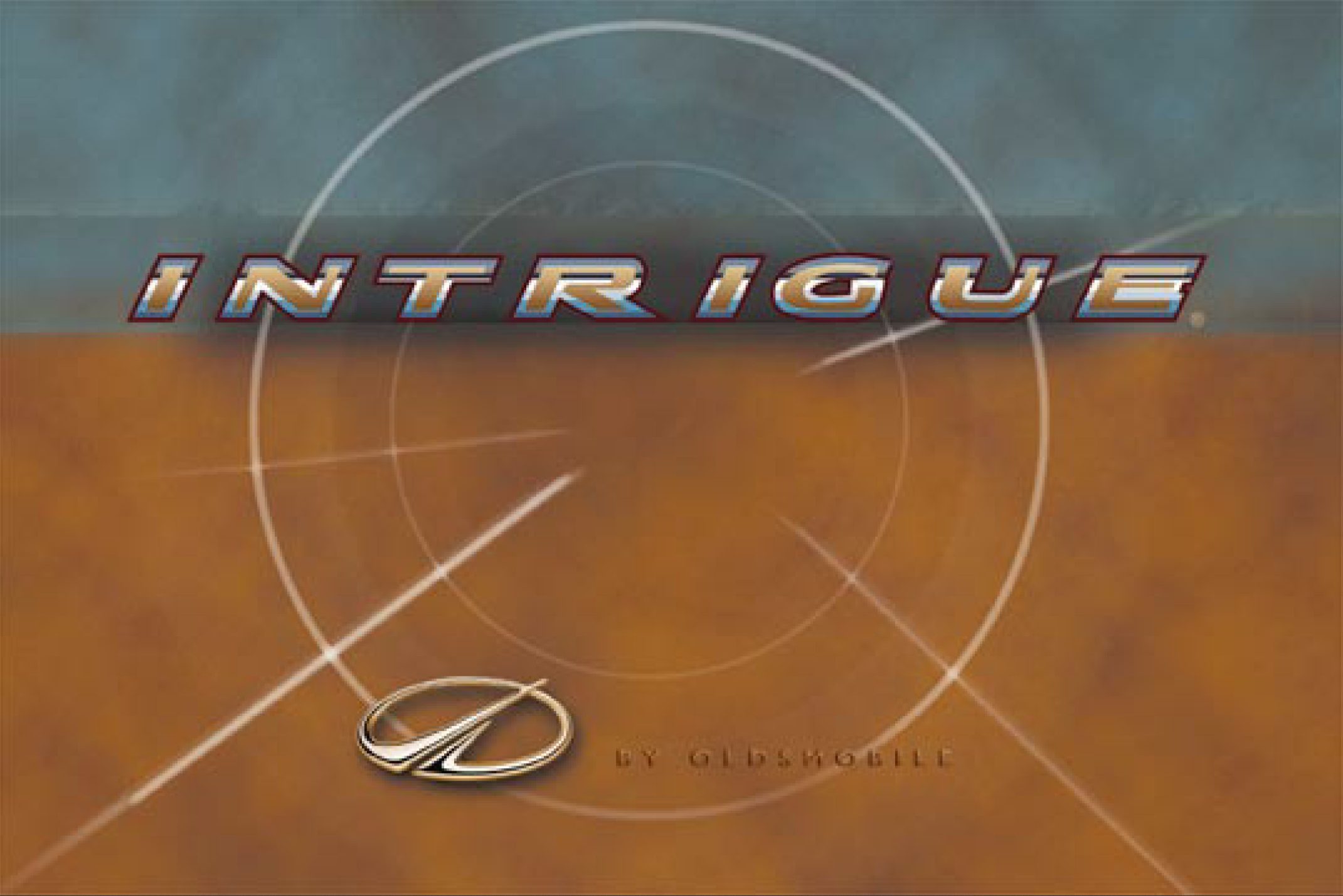 2000 oldsmobile intrigue owner's manual