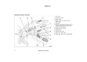 2000 toyota celica owner's manual