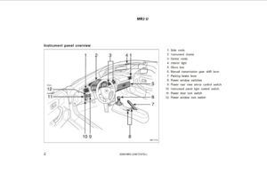 2000 toyota mr2 spyder owner's manual