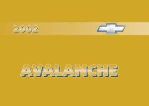 2002 chevrolet avalanche owner's manual