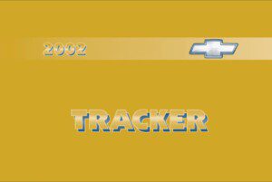 2002 chevrolet tracker owner's manual