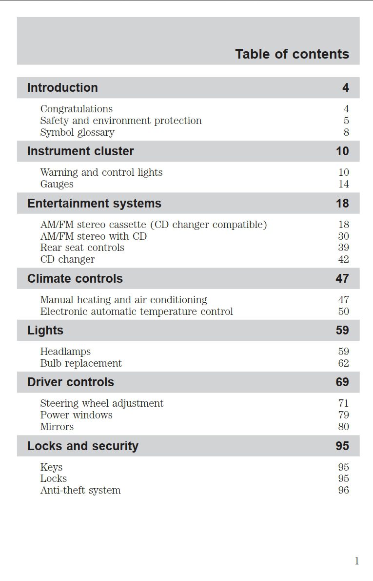 2002 ford expedition owner's manual