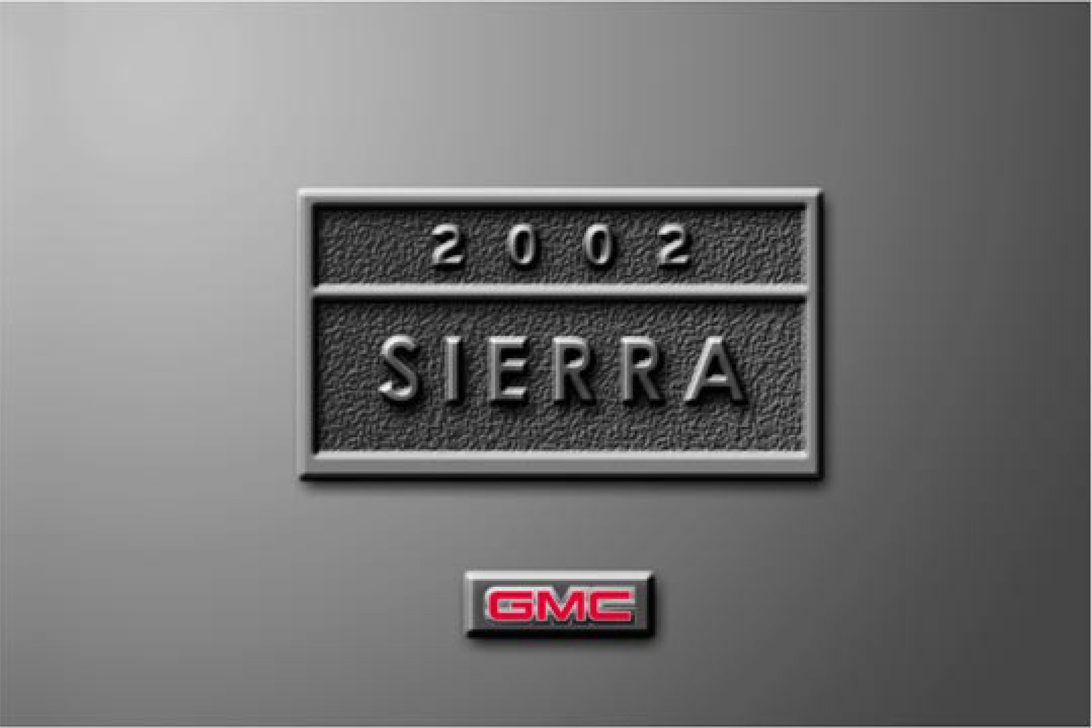 2002 gmc sierra owner's manual