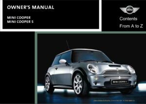 2002 mini cooper owner's manual