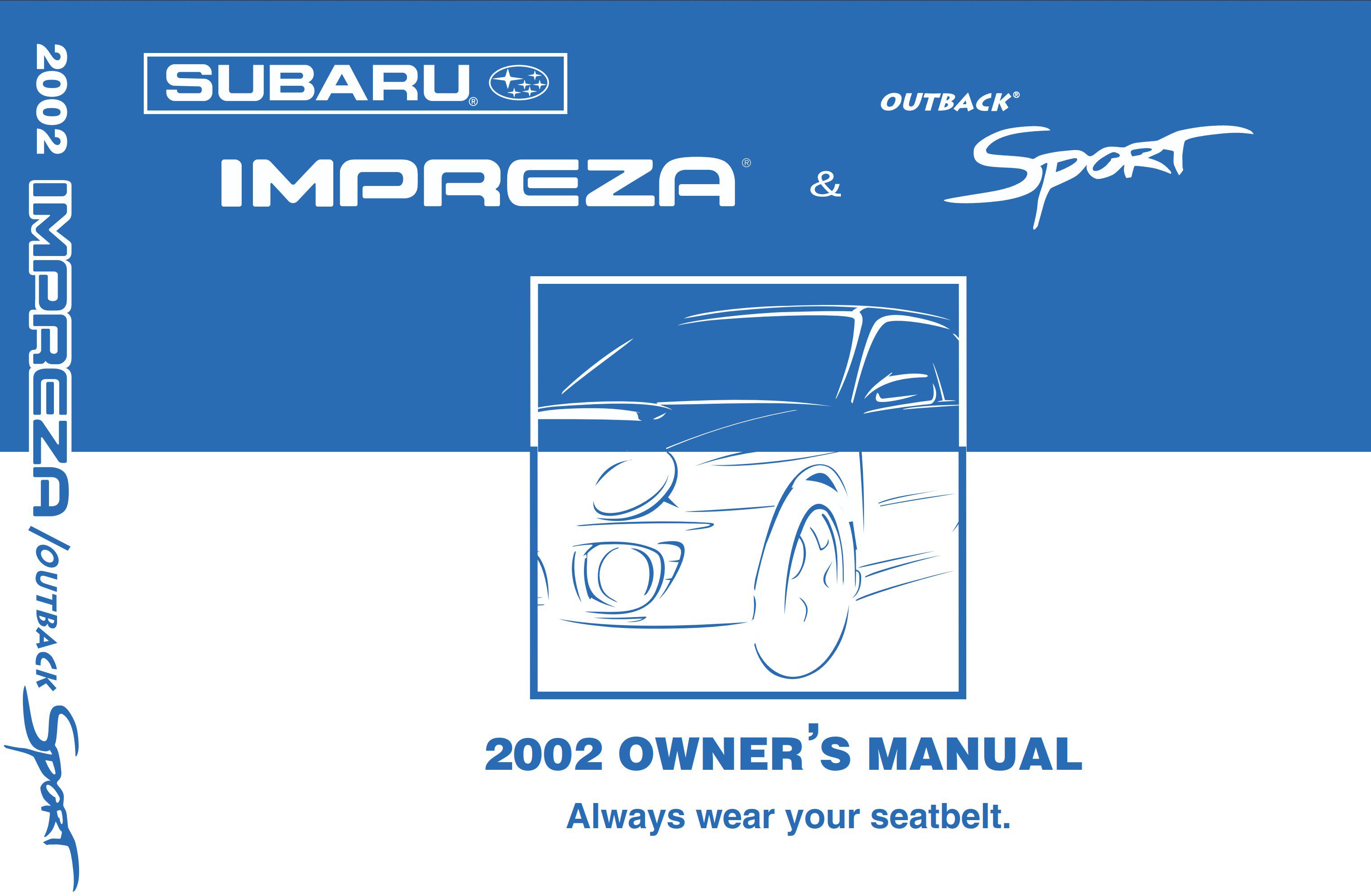 2002 subaru impreza owner's manual