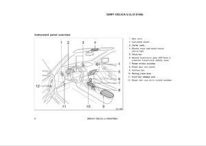 2002 toyota celica owner's manual