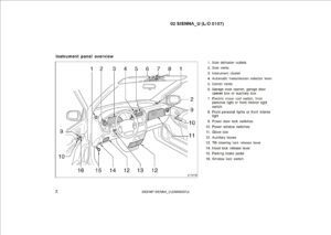 2002 toyota sienna owner's manual