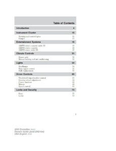 2003 ford econoline owner's manual