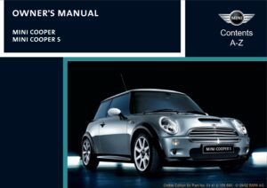 2003 mini cooper owner's manual