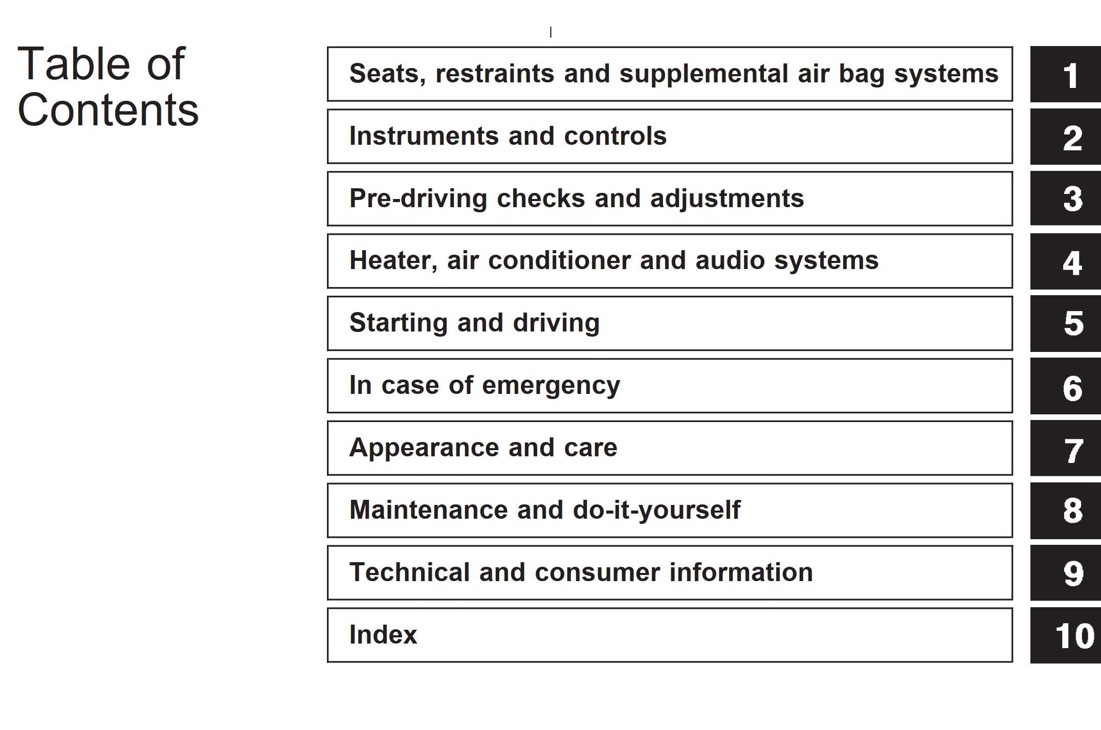 2003 nissan maxima owner's manual