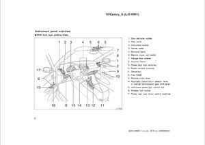 2003 toyota camry owner's manual