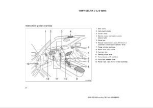 2003 toyota celica owner's manual