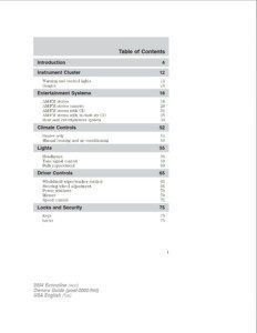 2004 ford e150 owner's manual