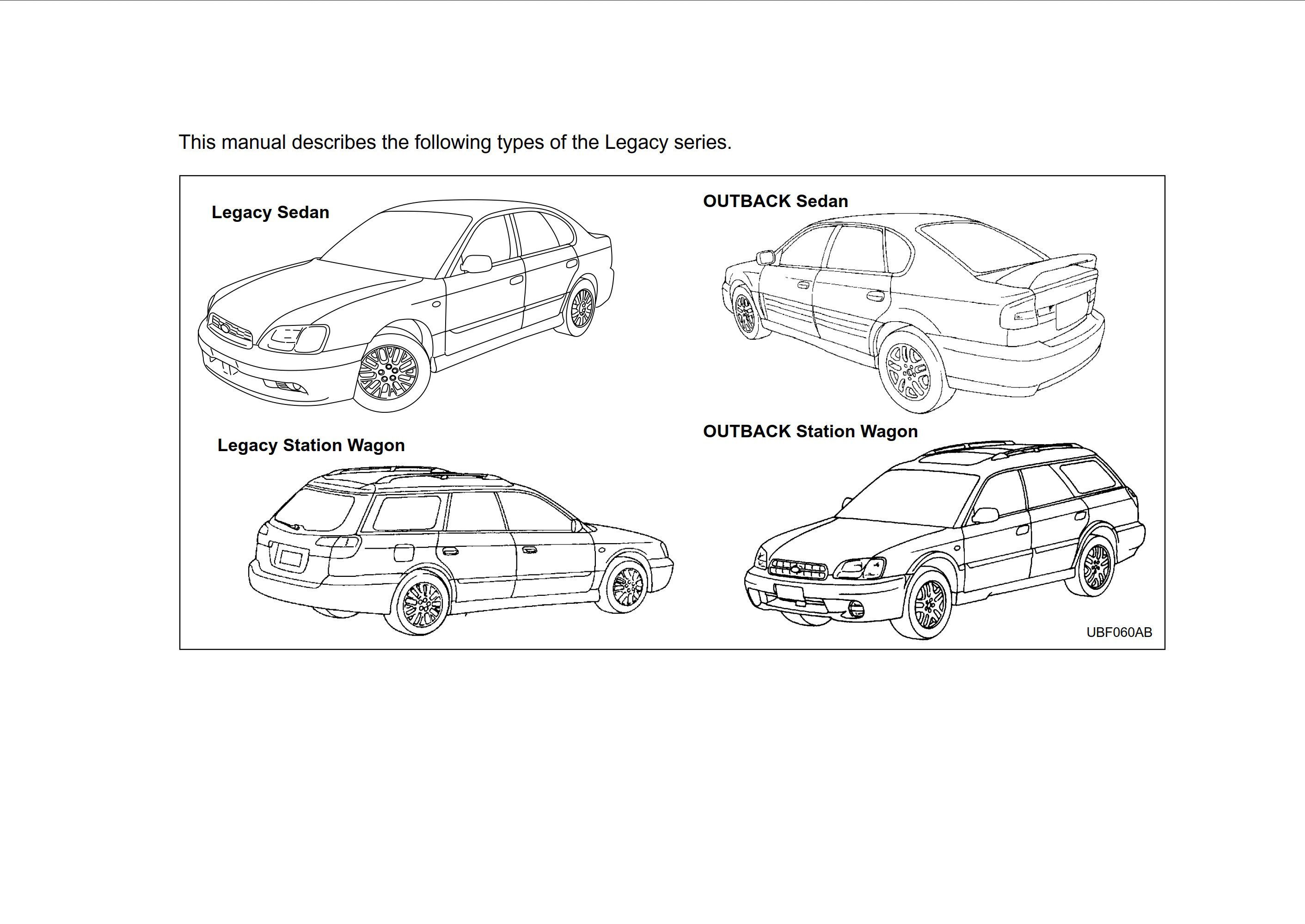 2004 subaru legacy owner's manual