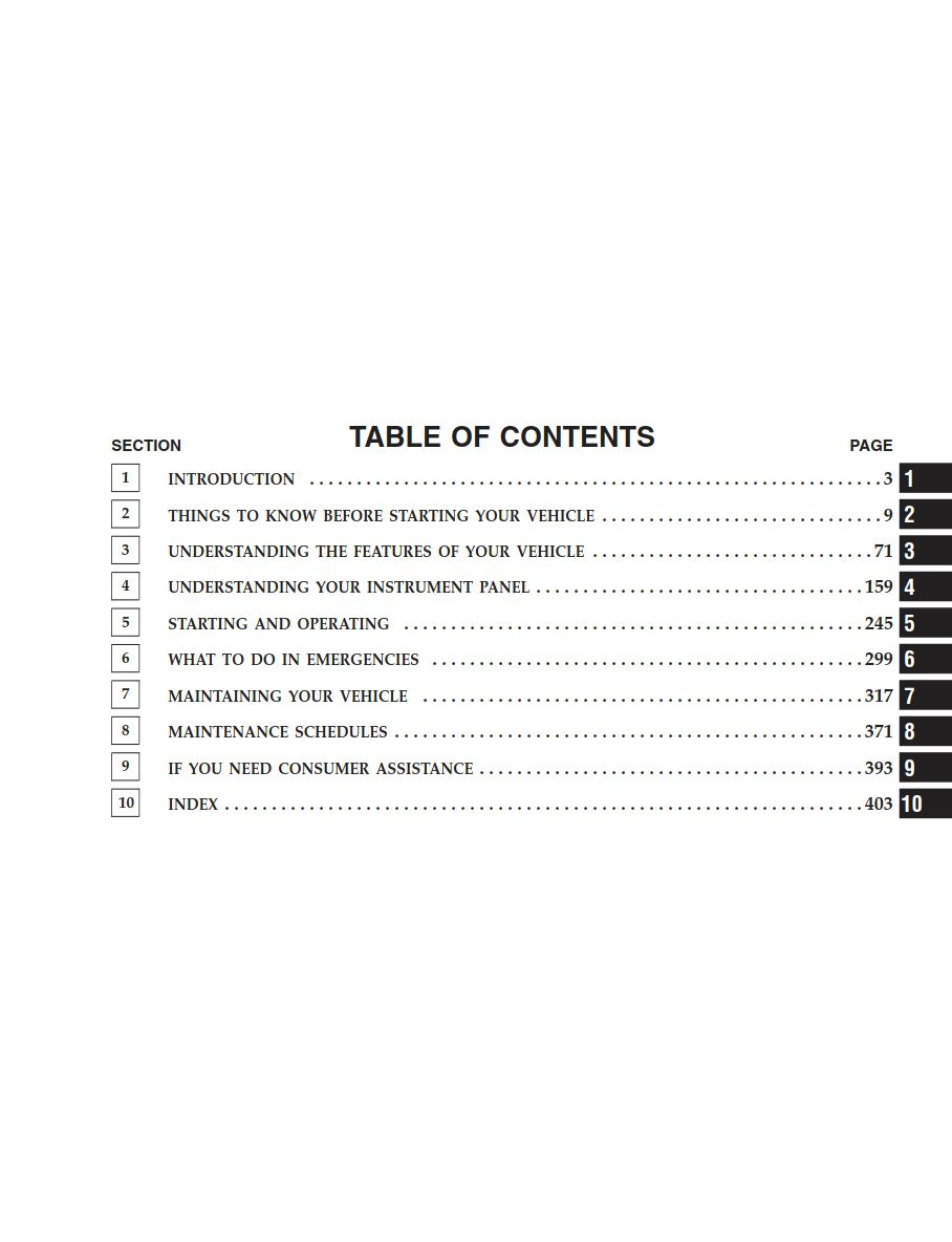 2005 chrysler pacifica owner's manual