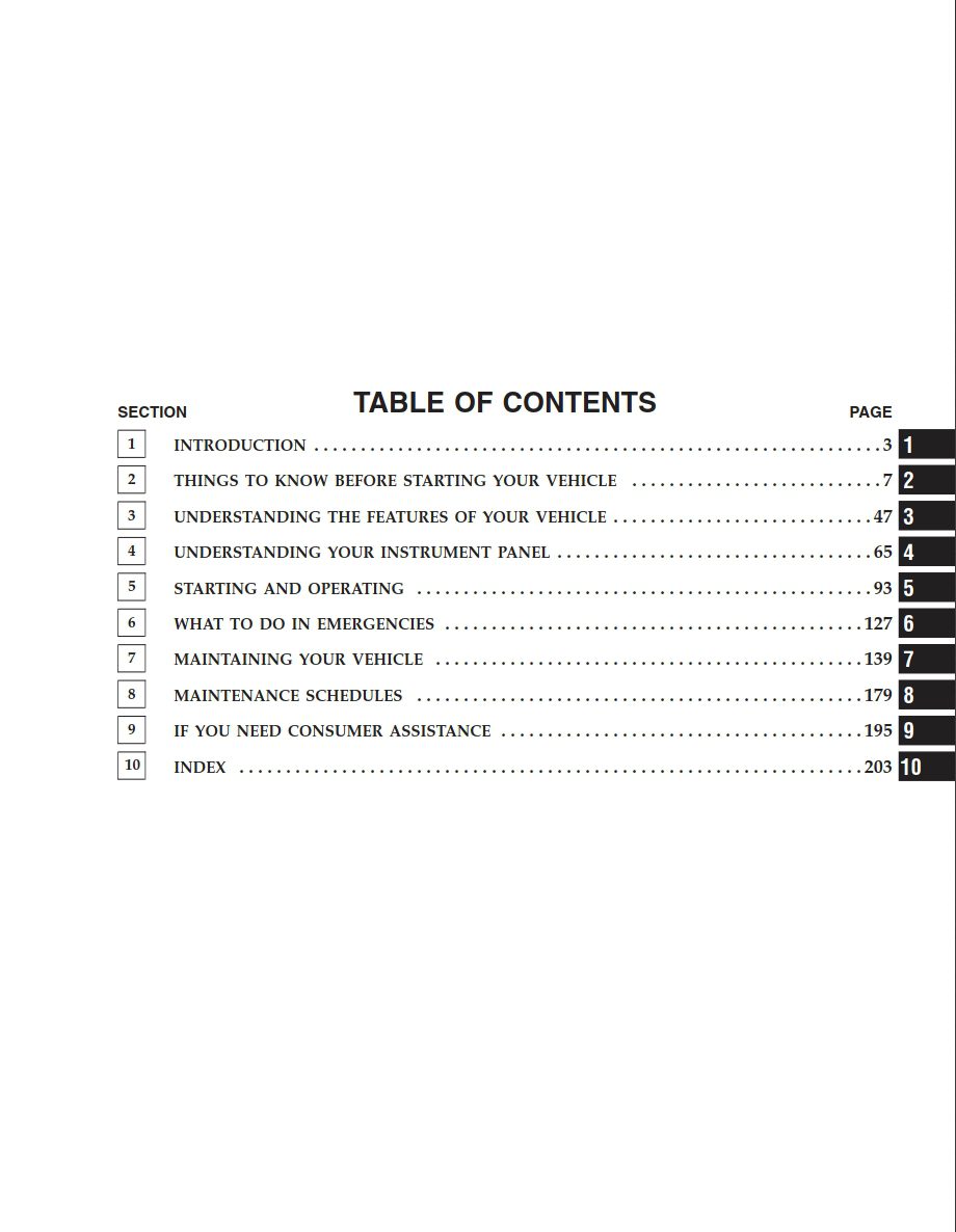 2005 dodge neon srt4 owner's manual