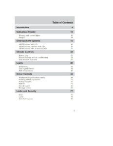 2005 ford escape owner's manual