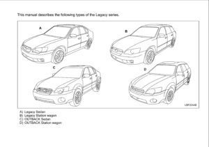 2005 subaru legacy owner's manual