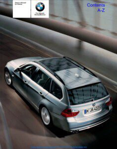 2006 bmw 3 series owner's manual