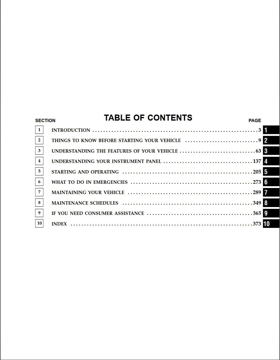 2006 chrysler 300 owner's manual