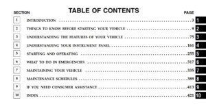 2006 chrysler pacifica owner's manual