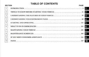 2006 dodge sprinter owner's manual