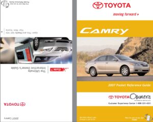 2007 toyota camry owner's manual