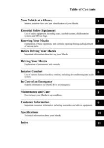 2008 mazda 5 owner's manual