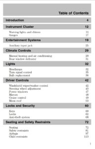 2008 mazda tribute owner's manual