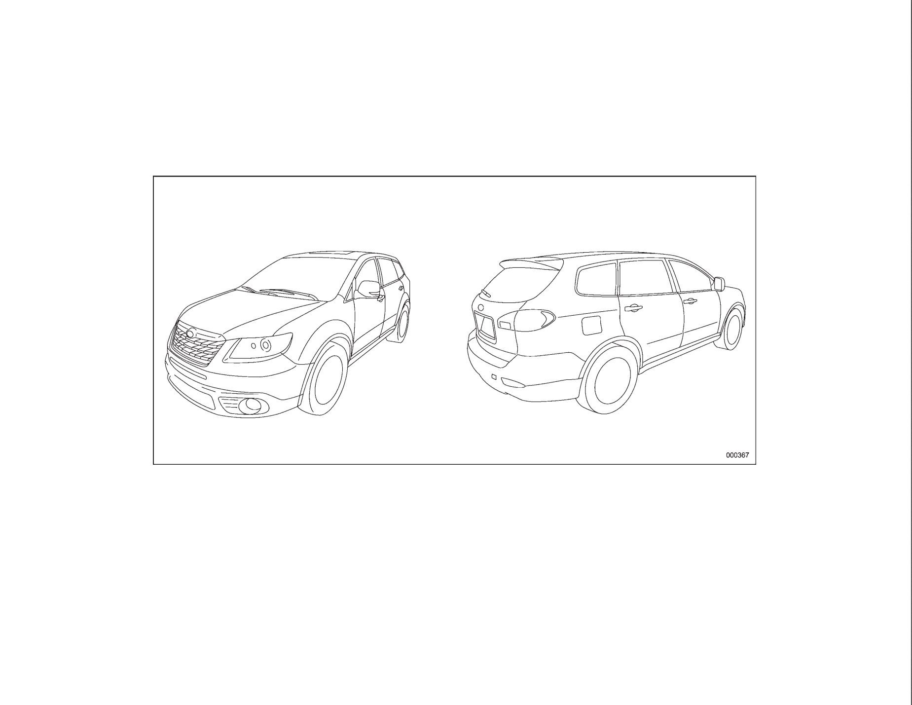 2008 subaru tribeca owner's manual