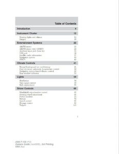 2009 ford f150 owner's manual