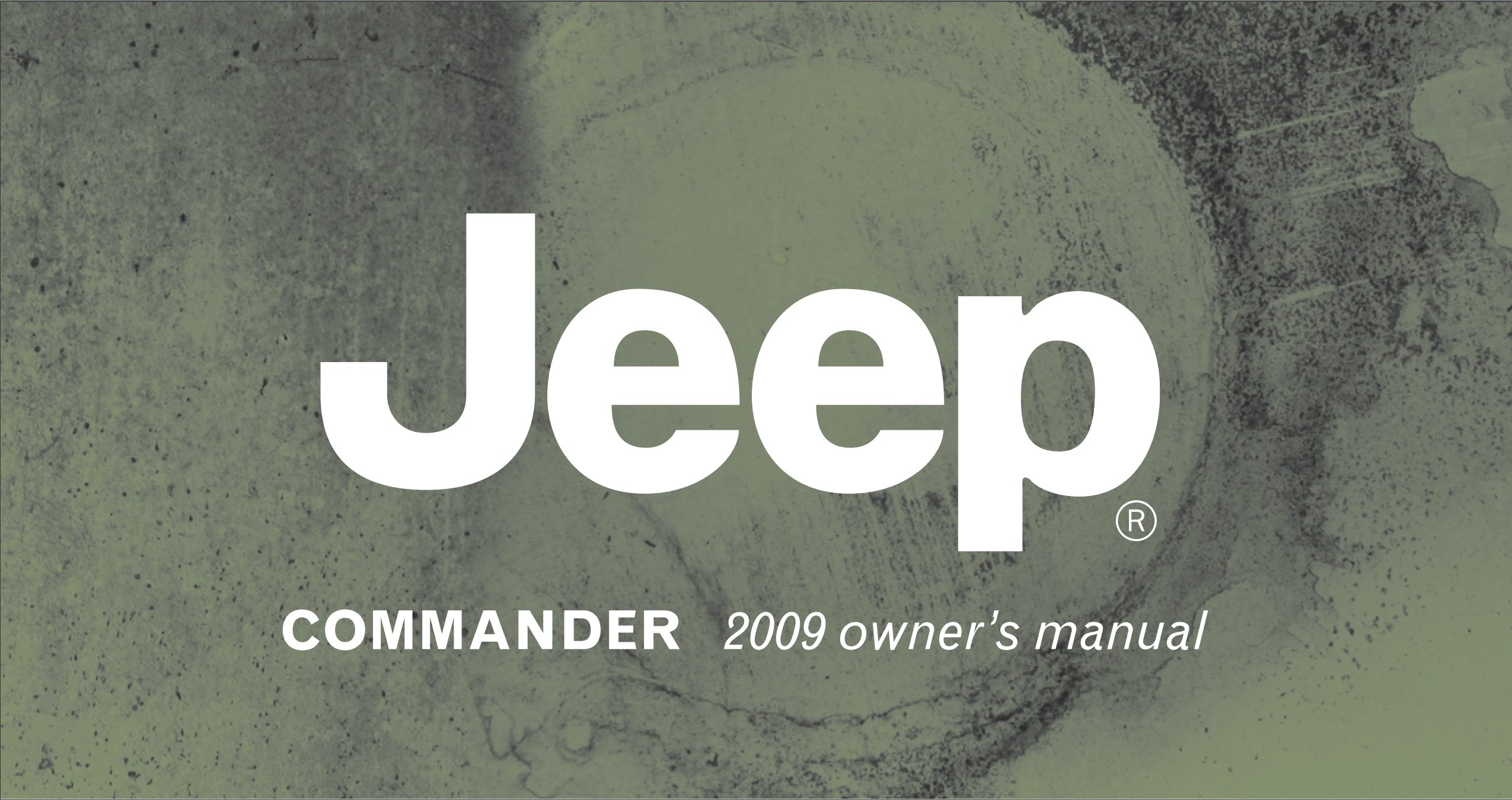 2009 jeep commander owner's manual