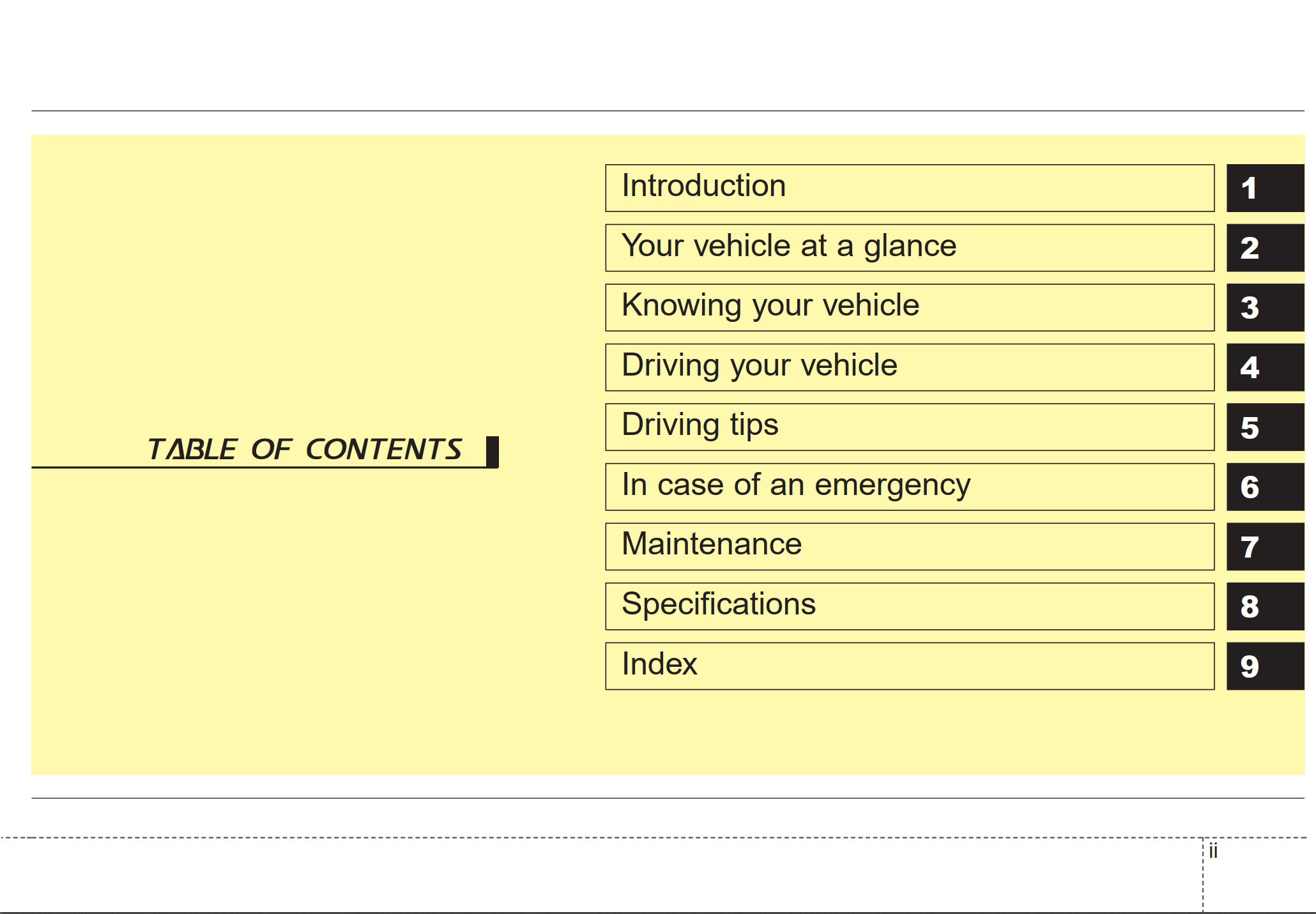 2009 kia rio owner's manual