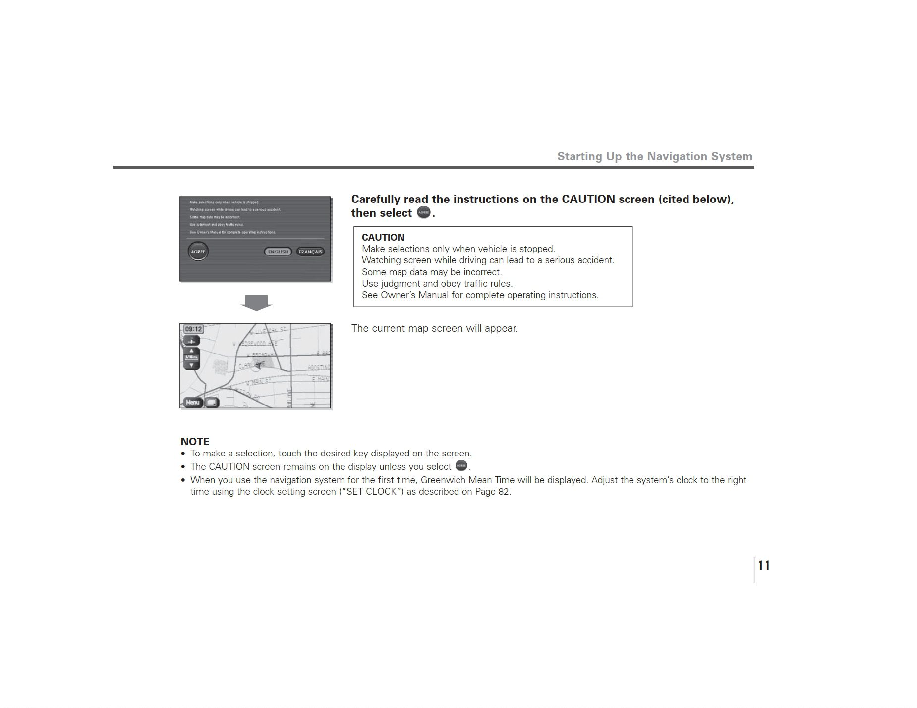 2009 subaru legacy and outback navigation system owner's manual