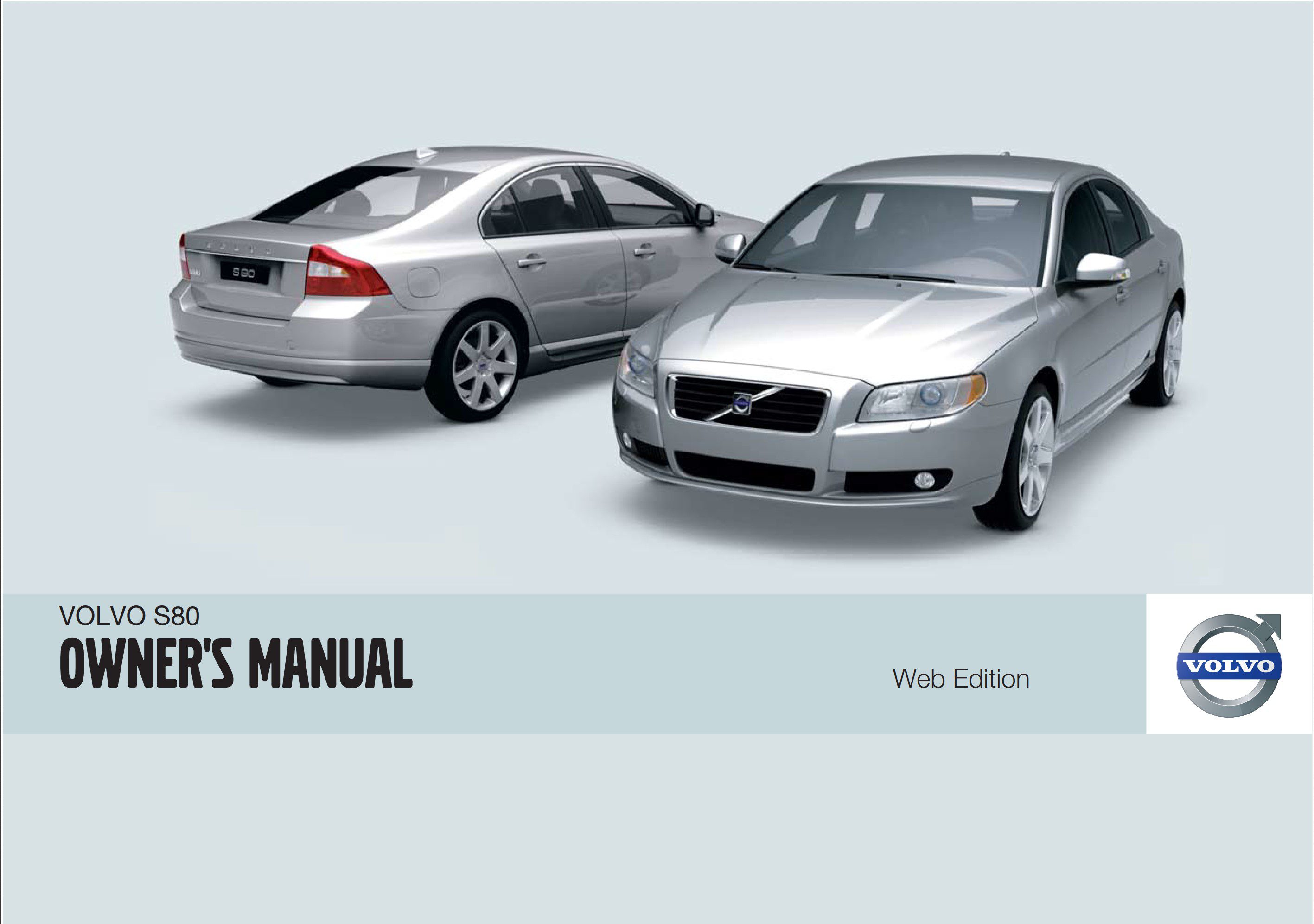 2009 volvo s80 owner's manual