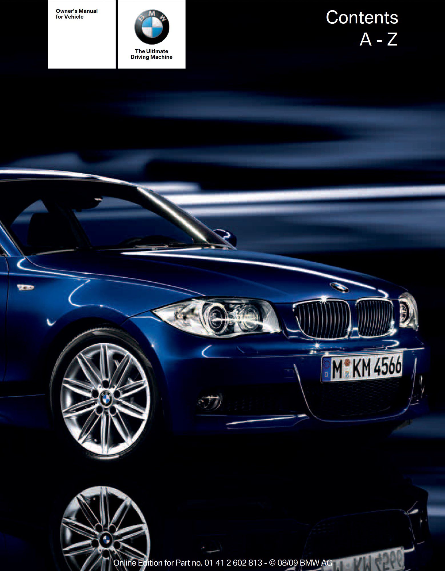 2010 bmw 1 series owner's manual