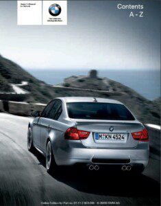 2010 bmw m3 owner's manual