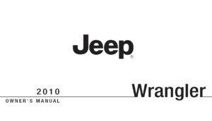 2010 jeep wrangler owner manual