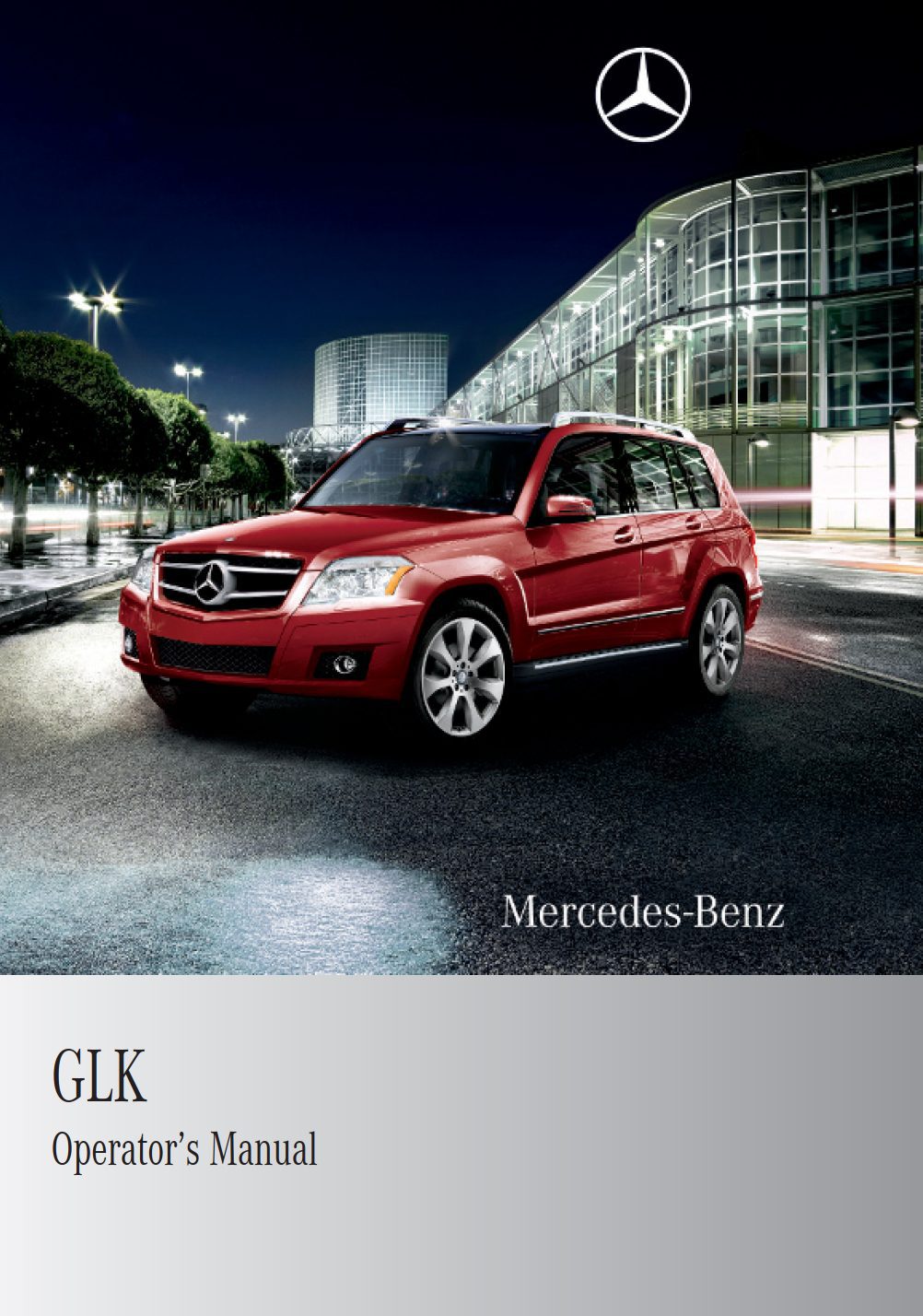 2010 mercedes benz glk class owner's manual