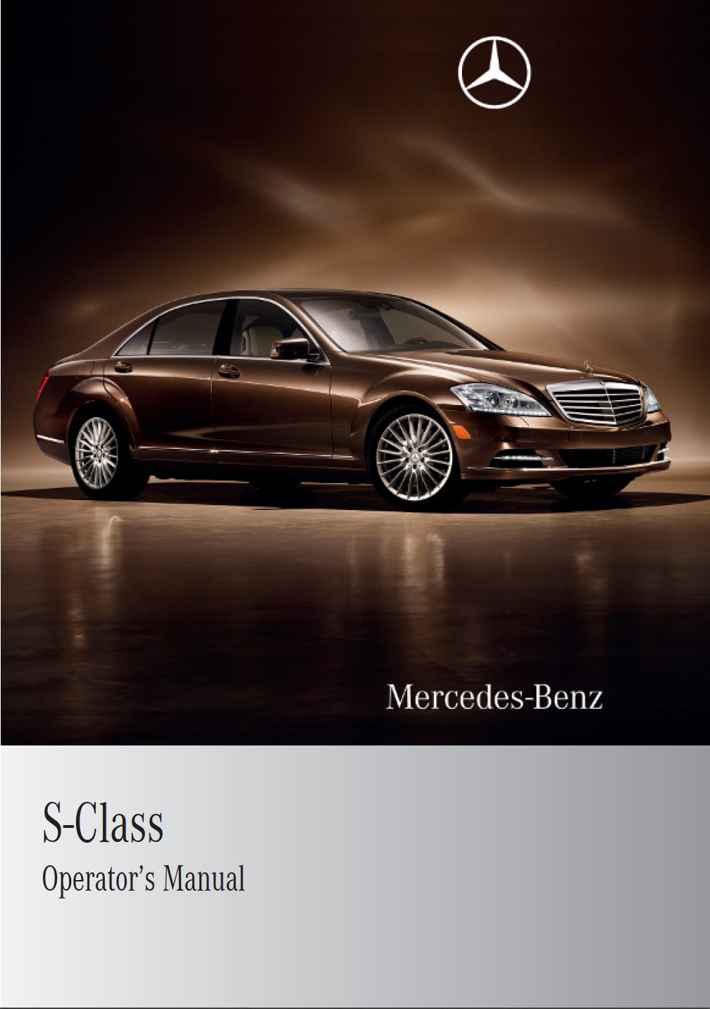 2010 mercedes benz s class owner's manual