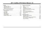 2011 cadillac dts owner's manual